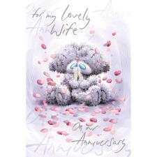 Wife Anniversary Softly Drawn Me to You Bear Card Image Preview